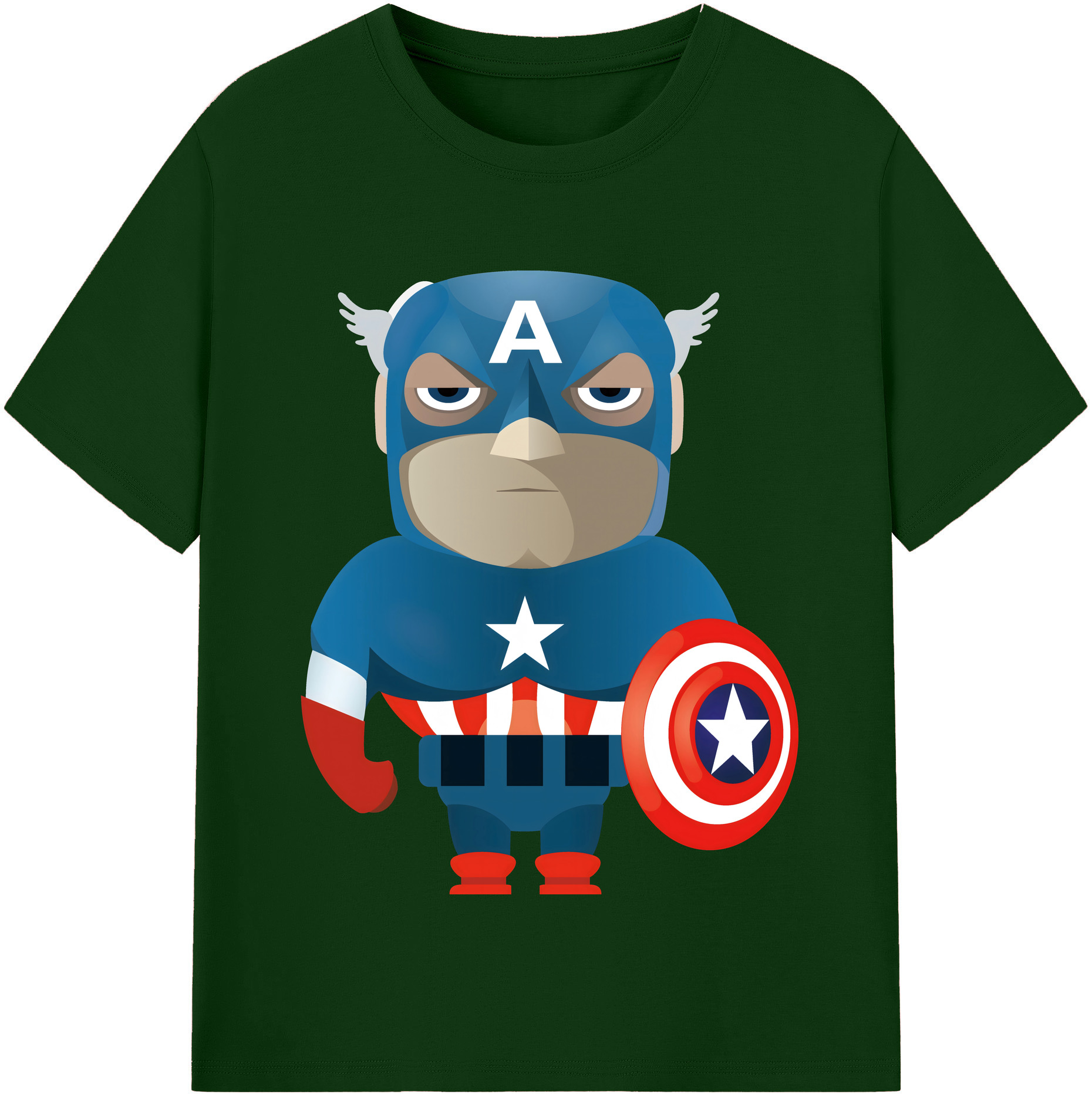 （画像用） アベンジャーズ The Avengers 綿100％半袖Tシャツ（フロントプリント）